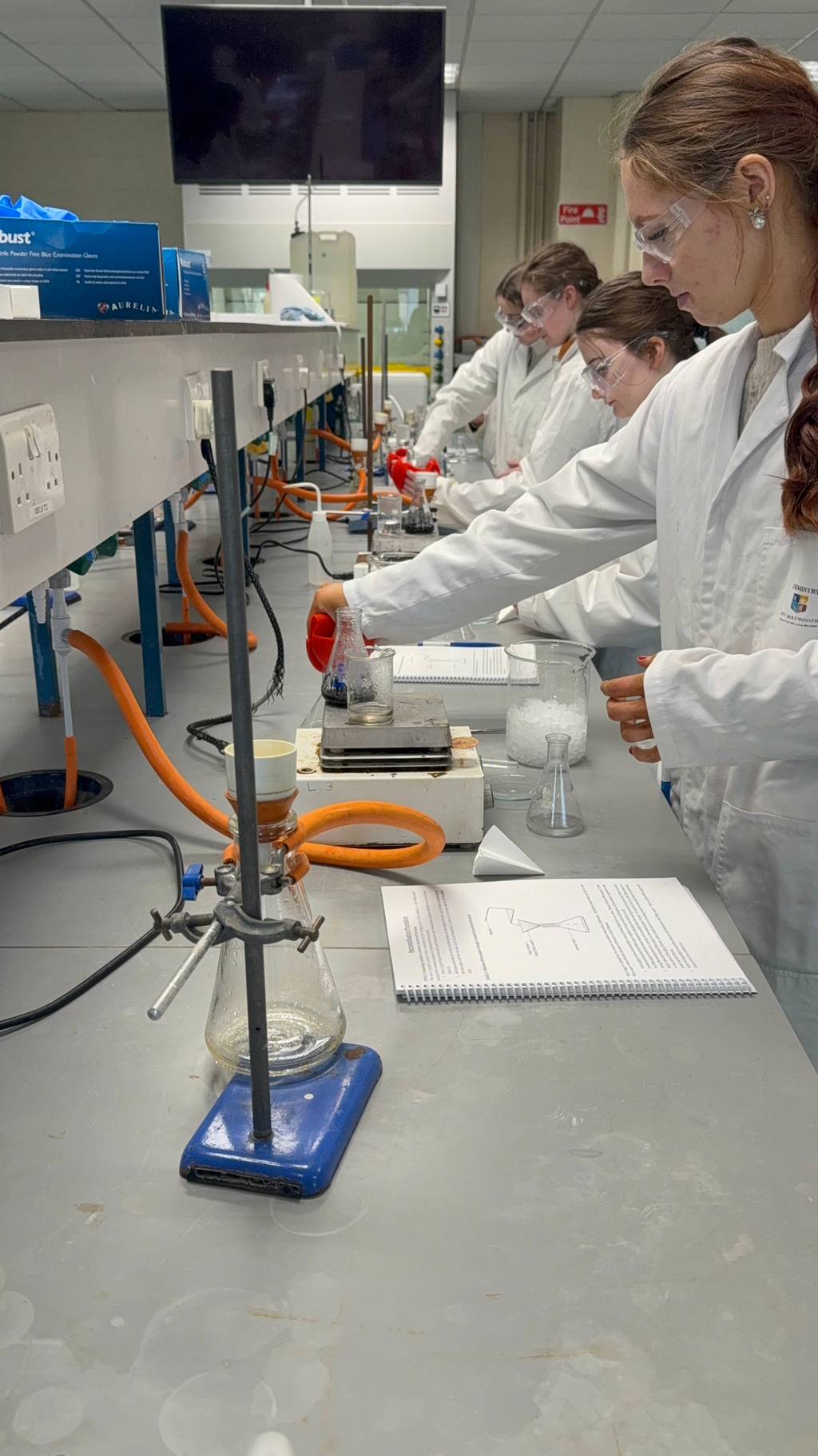 6th Year Chemistry Practical Day in Maynooth – Pics